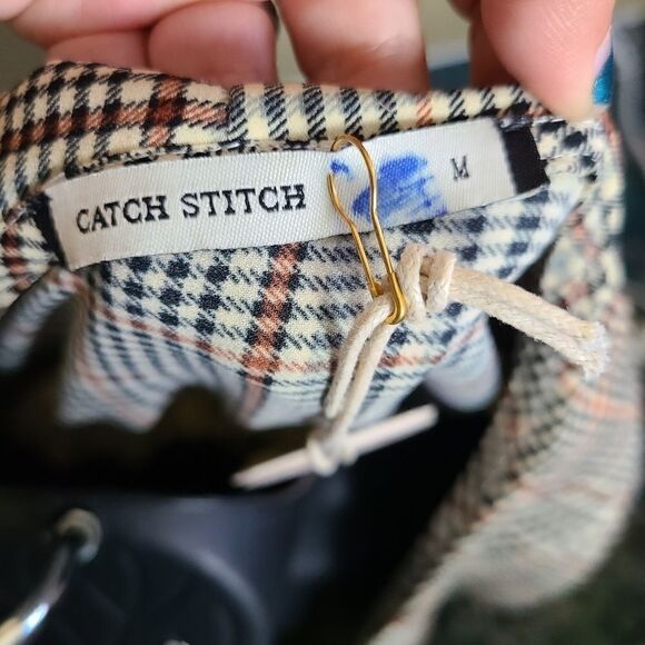 NWT Catch Stitch Plaid Dress - Picture 5 of 8